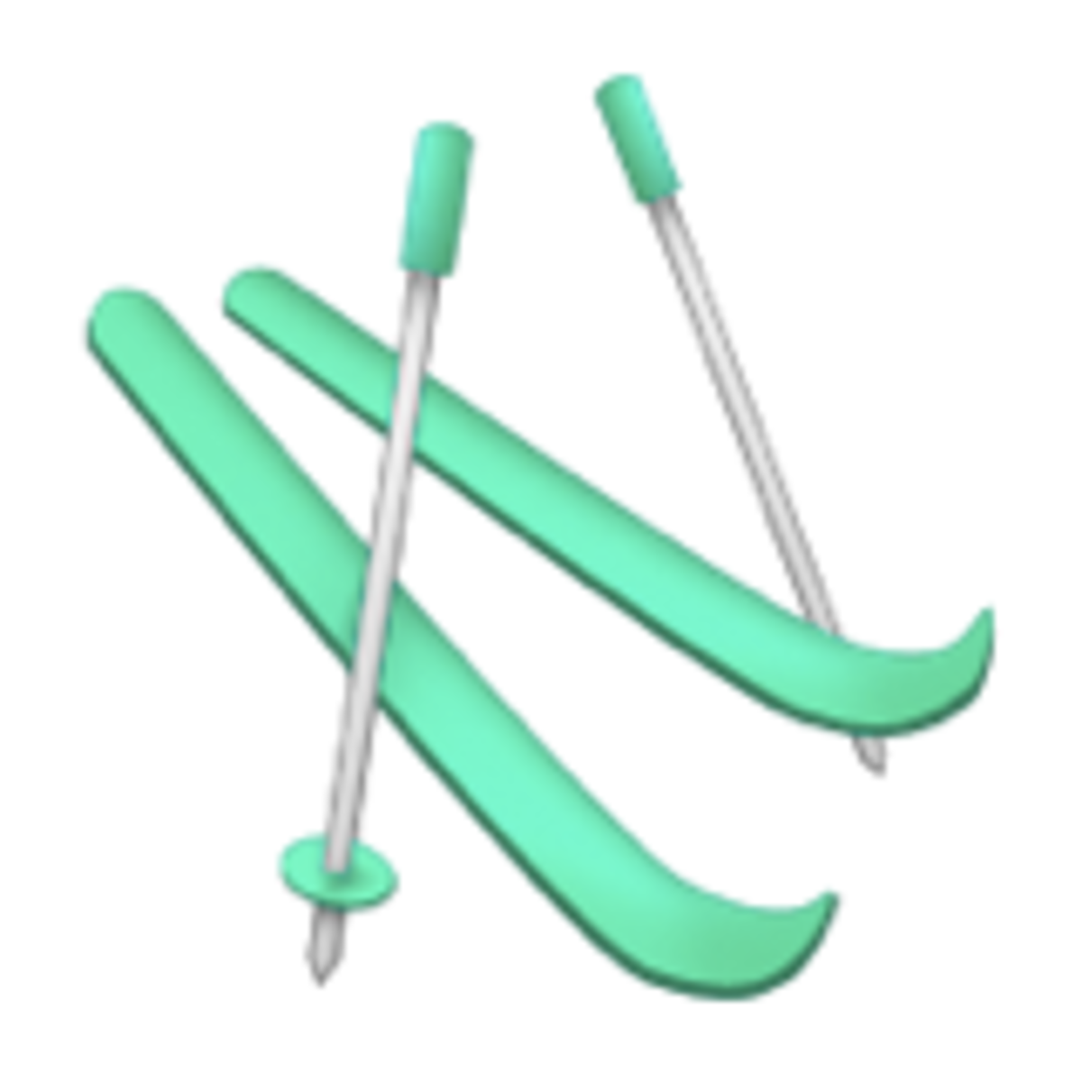 They come with matching poles