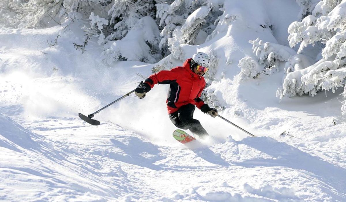 Vasu Sojitra loves the East Coast backcountry, but also he hopes to one day get into skiercross. PHOTO:________