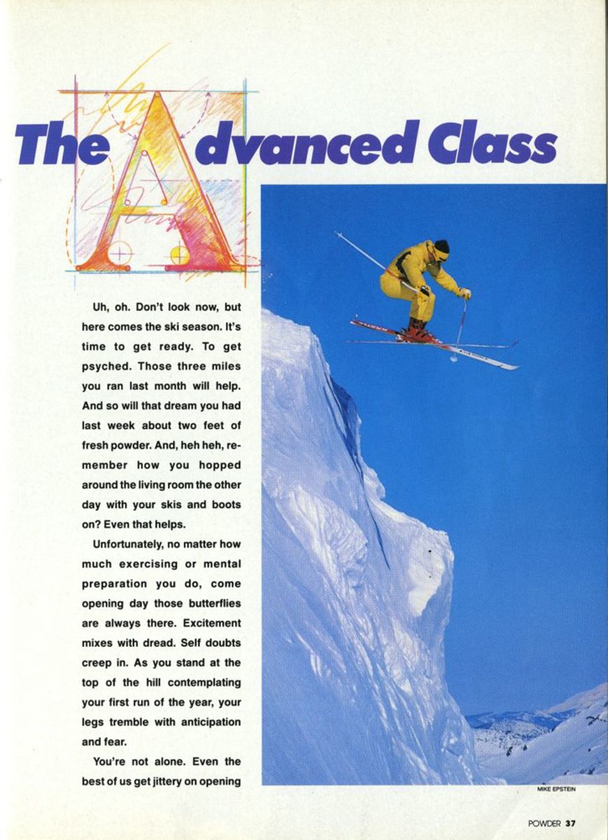 Don't look now, but here comes ski season.