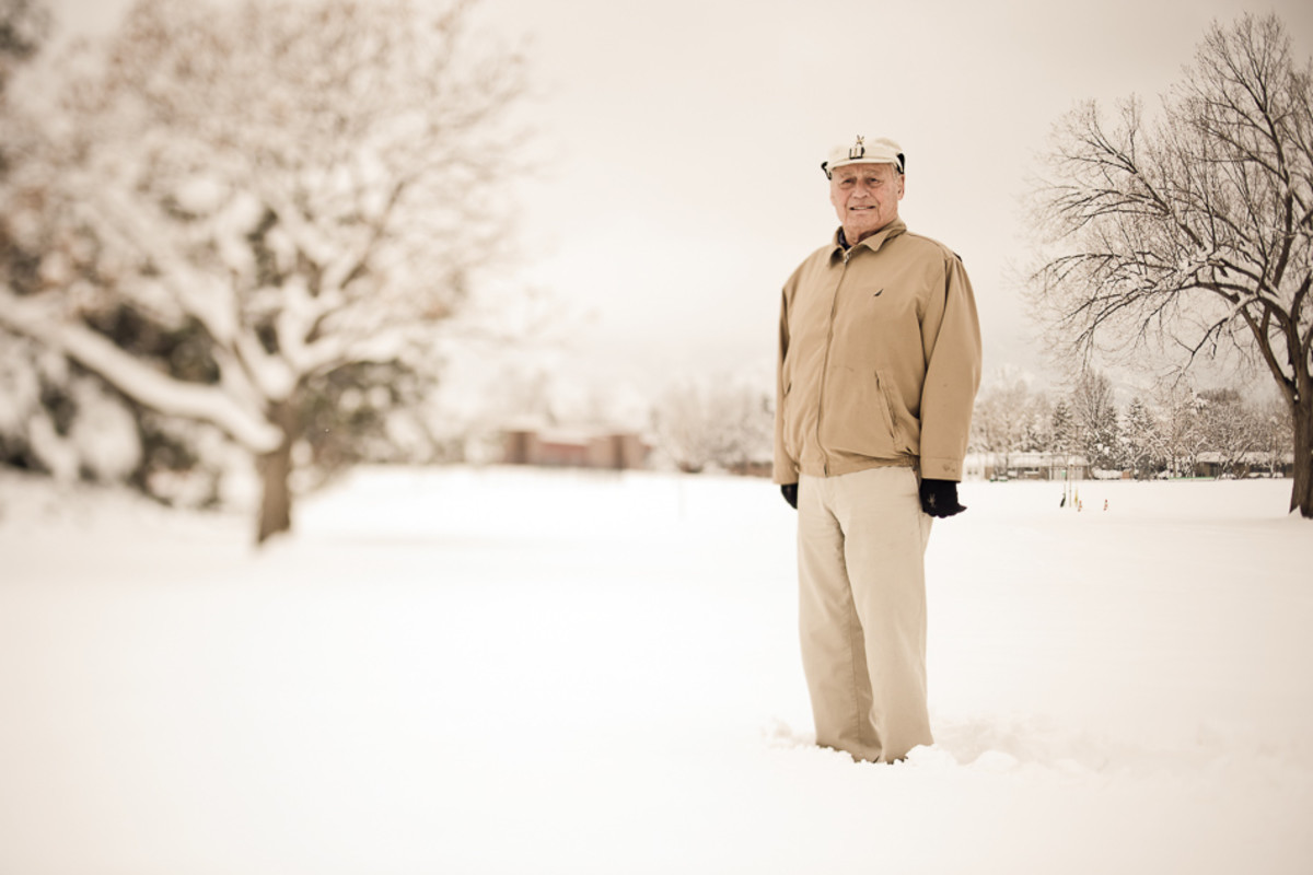 Hugh Evans, war hero, family man, born 1924. PHOTO: Scott Markewitz