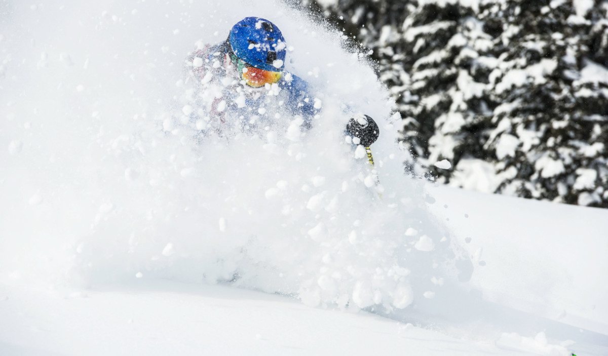 James Heim needed a snorkel while scoring freshies on the set of 'Days of My Youth.' PHOTO: Blake Jorgenson/Red Bull Content Pool