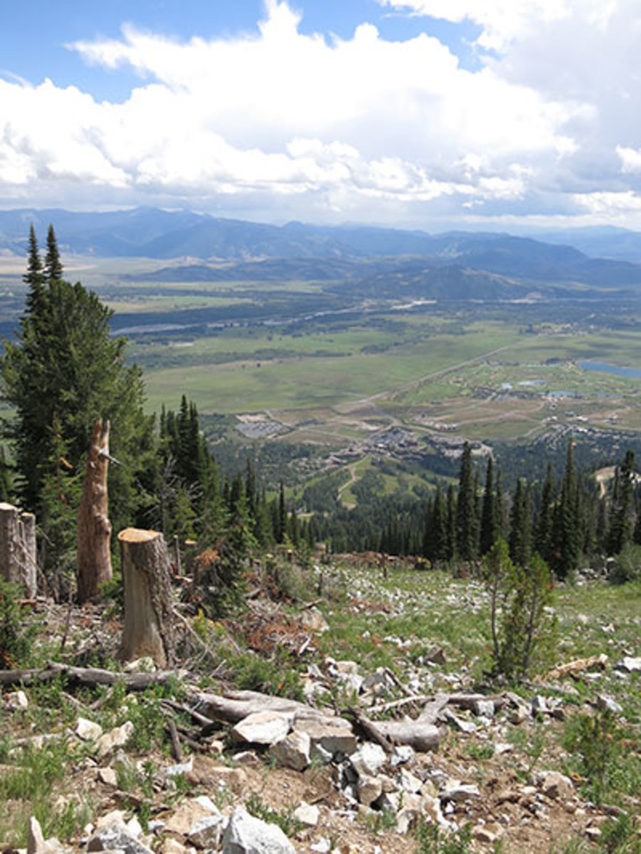 This photo was taken earlier this month from Jackson Hole, where the new Teton Lift will be erected. PHOTO: Matt Hansen