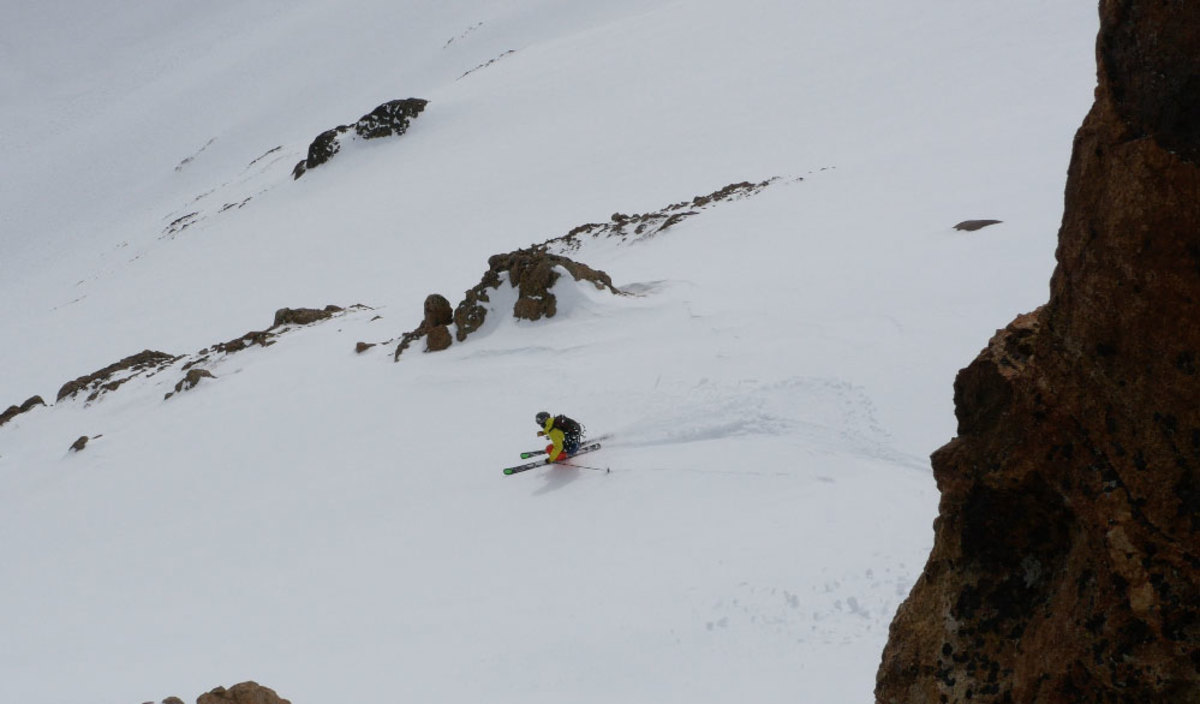 Griffin Post savors sweet September turns in Nevados de Chillan, Chile. PHOTO: Noah Howell/Powderwhores