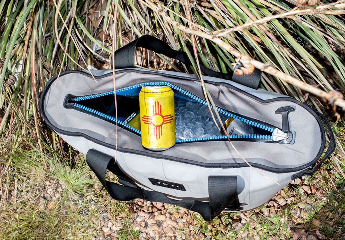 Cans of beer, a couple of steaks, some carrots and hummus, what else you got in there? PHOTO: Jakob Schiller