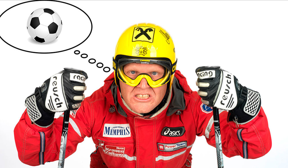 The best part about this photo are the mad Photoshop skills involved. Hermann Maier, ladies and gentlemen.