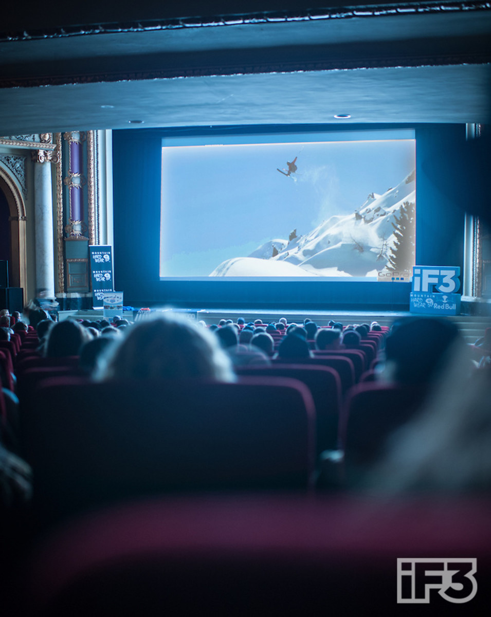 Silver screen FOMO. PHOTO: Renaud Robert/International Freeski Film Festival