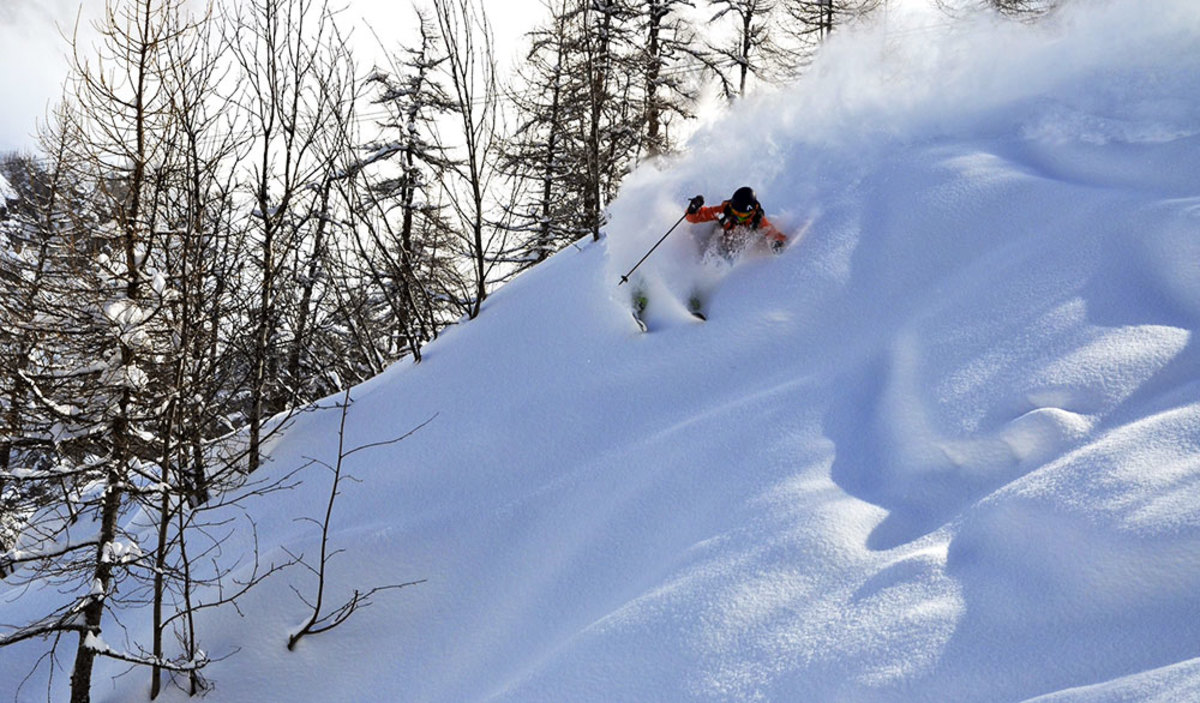 Yup, she rips. Manning once competed for the Freeskiing World Tour. PHOTO: Michele Manning