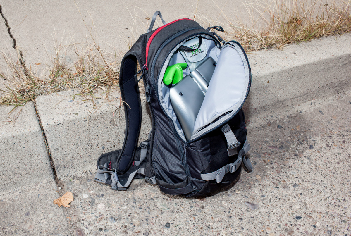 A front pocket for easy access to all your avy gear. PHOTO: Jakob Schiller