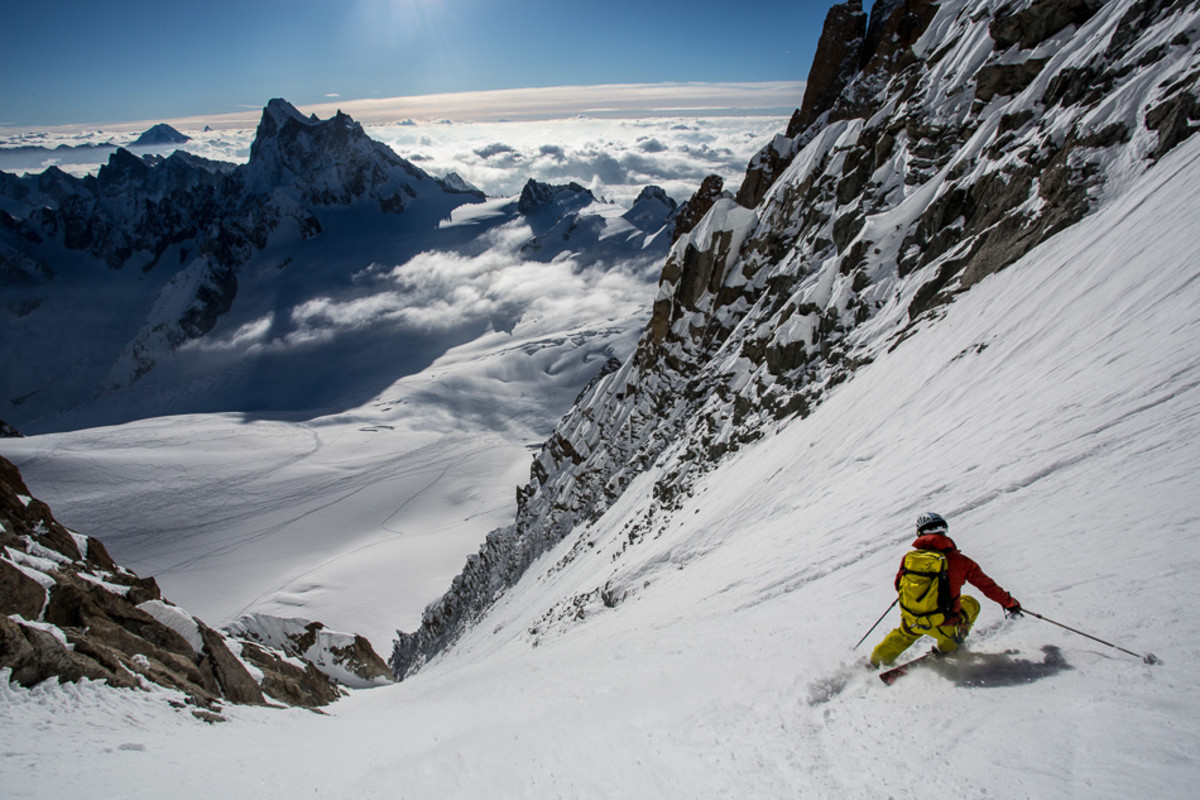 stian hagen- Jaeger Couloir - Mount Blanc du Tacul, Chamonix, France