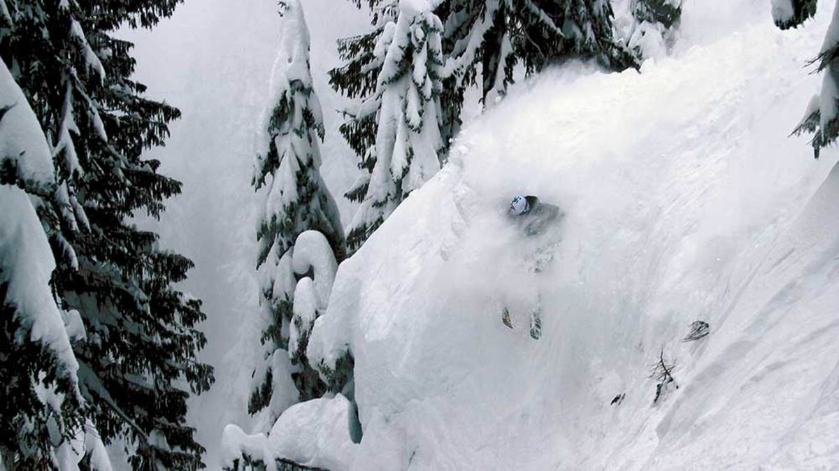 An unknown skier finds those perfectly spaced glades. PHOTO: Courtesy of Mount Washington