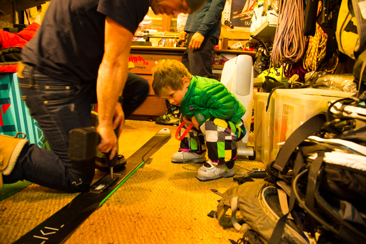 Stian Hagen's new challenge: his four-year-old son. PHOTO: Adam Clark