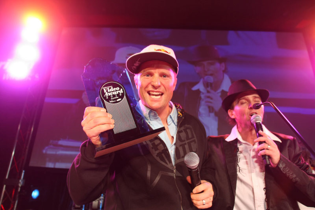 Daron Rahlves wins the Powder Award for Best Line in 2010, a feat almost as huge as winning the hahnenkamm.