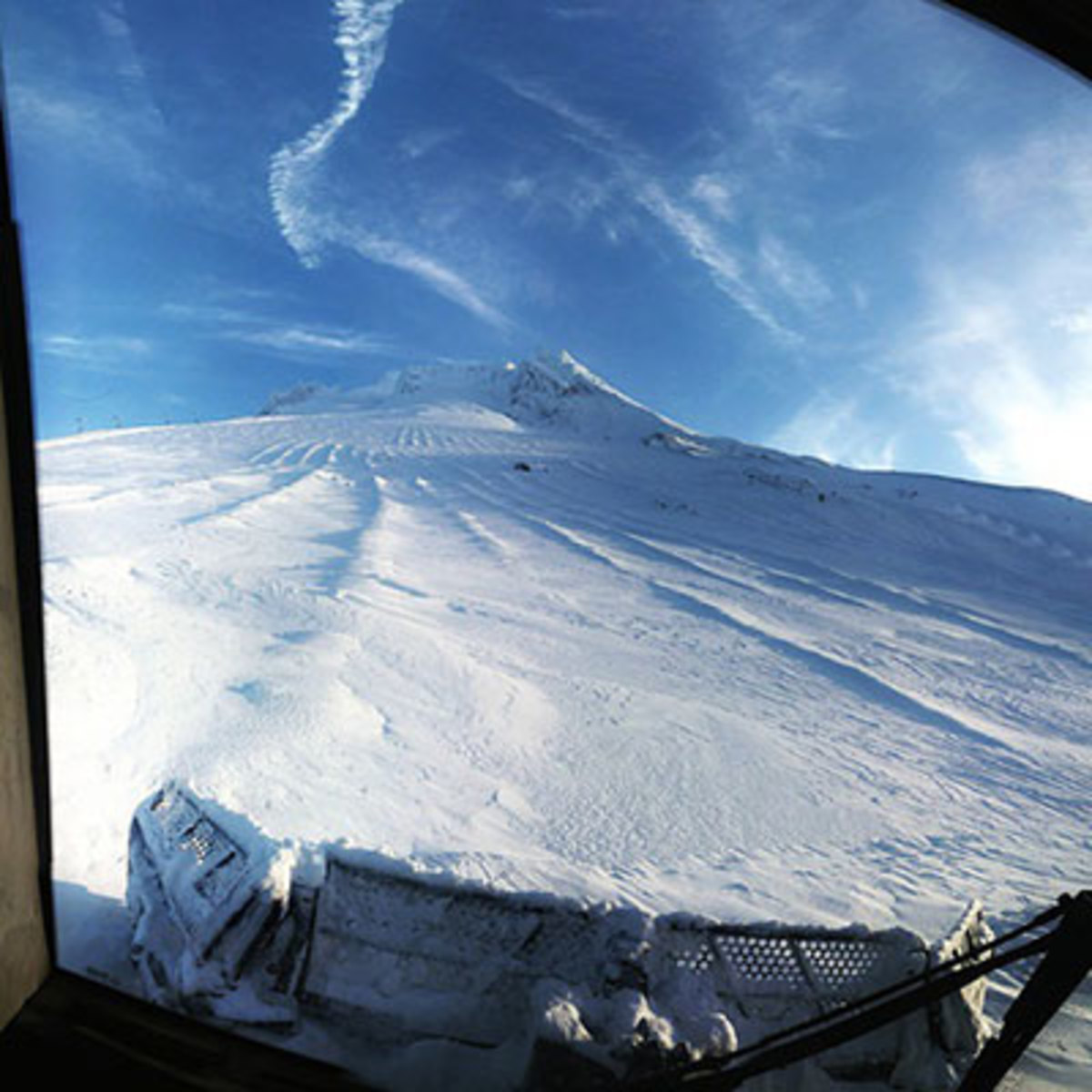 Farming for snow at Mount Hood to keep summer campers happy. PHOTO: Tim Windell/Windells Camp