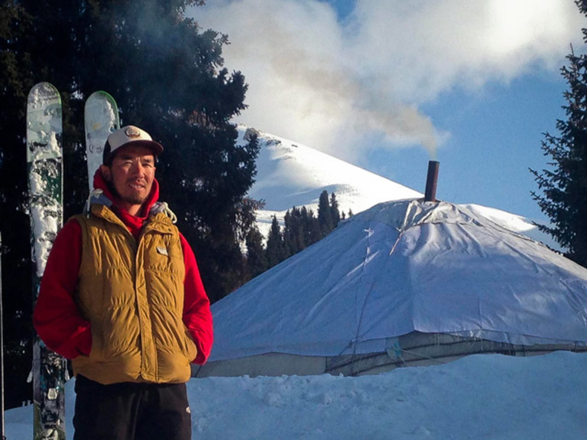 Kasidin Musaev in camp.