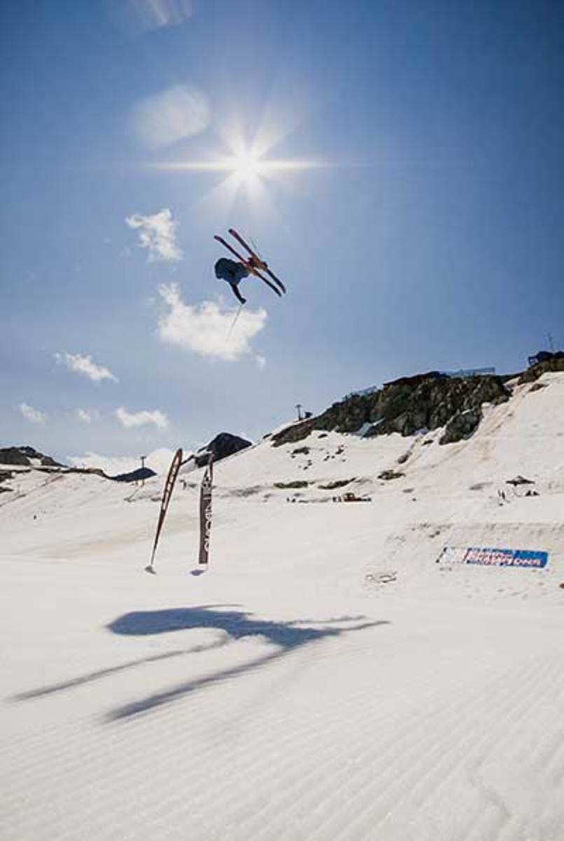 Ken Achenbach, owner of Camp of Champs, says the melt-freeze cycle has already stopped for the summer. PHOTO: Whistler Blackcomb