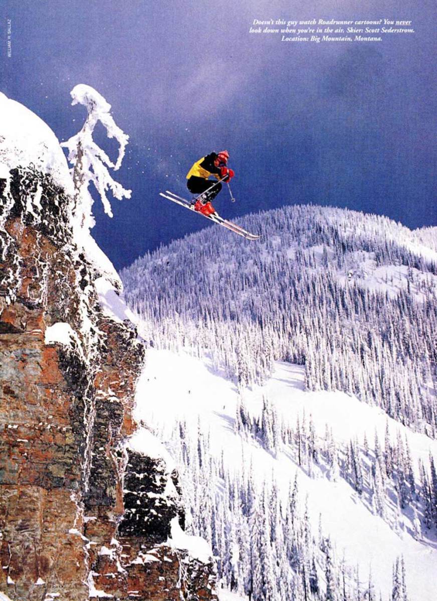 Scott Sederstrom ahead of his time in Whitefish, Montana. PHOTO: Bill Sallaz