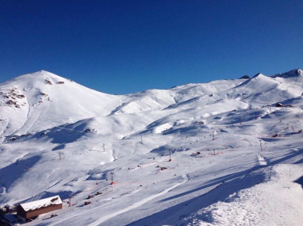 Valle Nevado. Thin base, fun as hell anyway. PHOTO: Valle Nevado