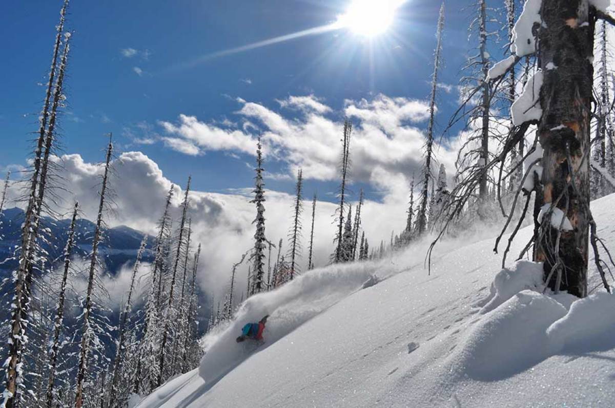 No work, all play, all winter. Maddie Crowell makes it count in Revelstoke. PHOTO: Jono Doherty