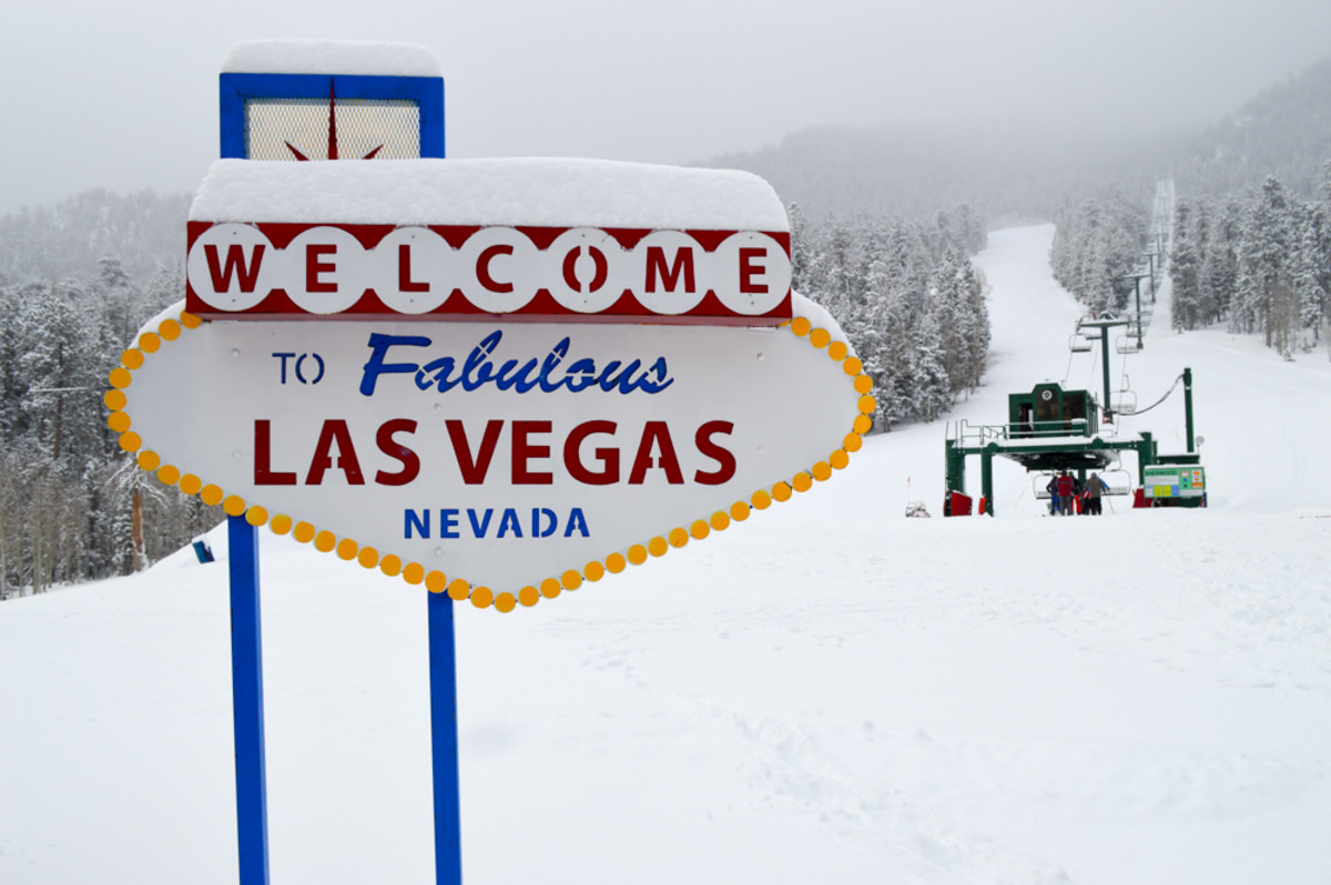 Viva le ski in Las Vegas at Lee Canyon Ski Resort. PHOTO: Courtesy of Lee Canyon