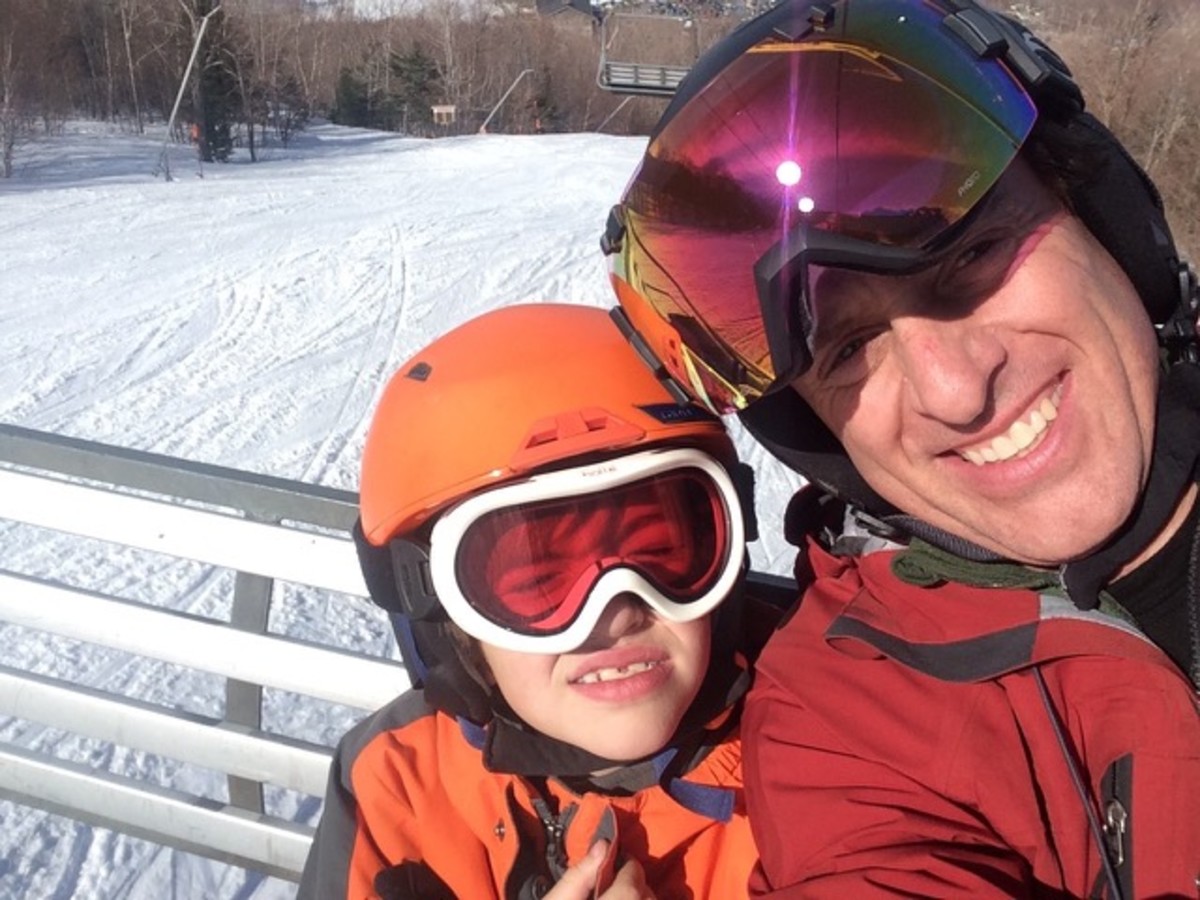The good guy wins. Walter Shanley (right) won the grand prize heli ski trip of 31Days of Giveaways. PHOTO: Courtesy of Walter Shanley
