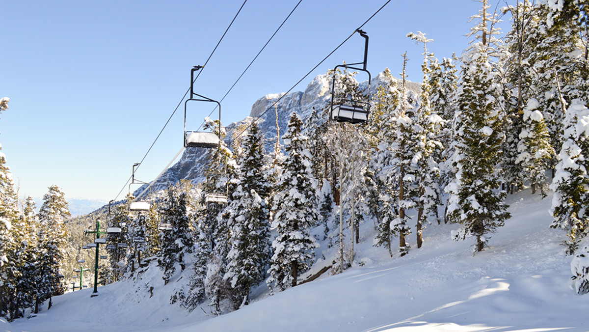 On your next trip to Vegas, take a break from the Strip at Lee Canyon. PHOTO: Courtesy of Lee Canyon