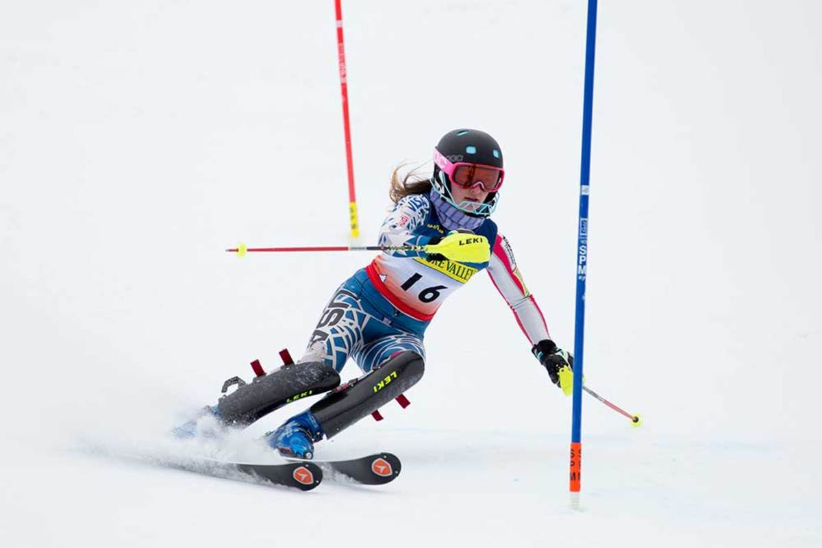 Madison Lord's shot at elite ski racing became much easier with the creation of a new East Coast-based program. PHOTO: USSA