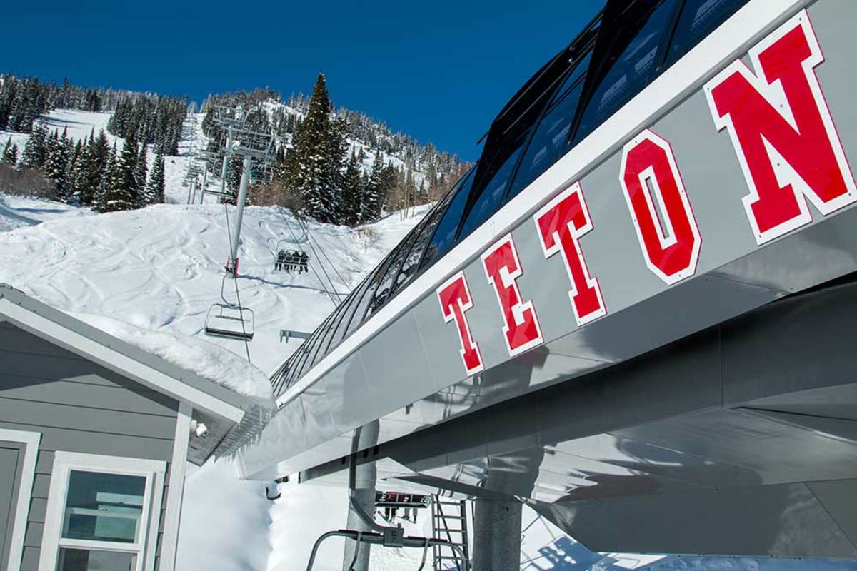 The Teton Lift carries skiers 1,722 feet up a previously underutilized part of the mountain. PHOTO: Courtesy of Jackson Hole