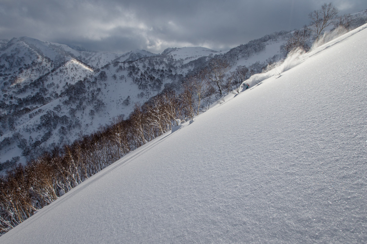 Amie Engerbretson scores the money spot in Japan. PHOTO: Will Wissman