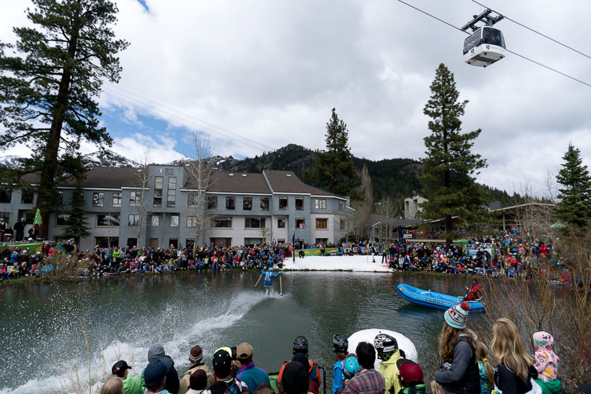 In its 26th year, the Cushing Crossing started as an annual spring tradition among Squaw Valley's ski patrollers. PHOTO: Hank de Vre