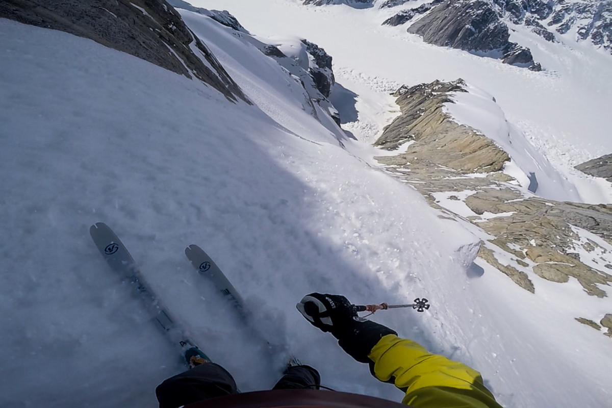 5,000 vertical feet of fresh tracks. Photo courtesy of Noah Howell