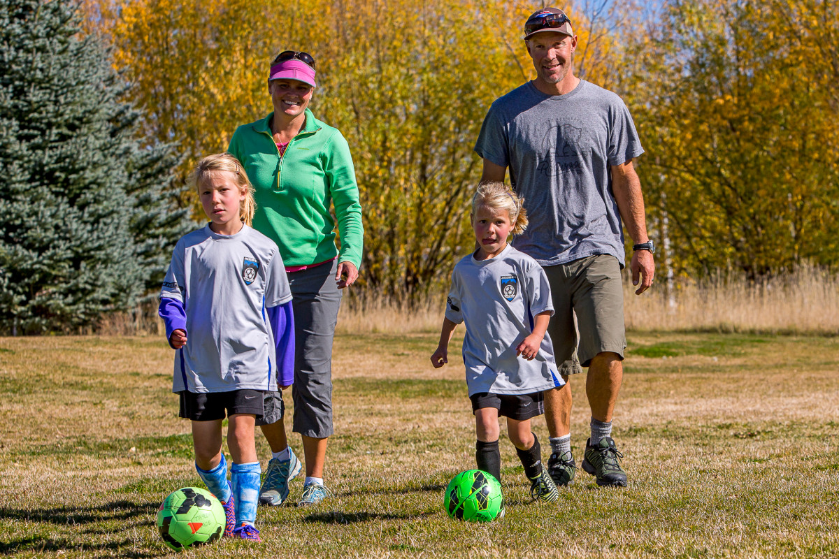 Everything changes when you have kids—for Moe, that means spending as much time as possible outdoors with the family living in Jackson Hole, Wyoming. PHOTO: Jonathan Selkowitz