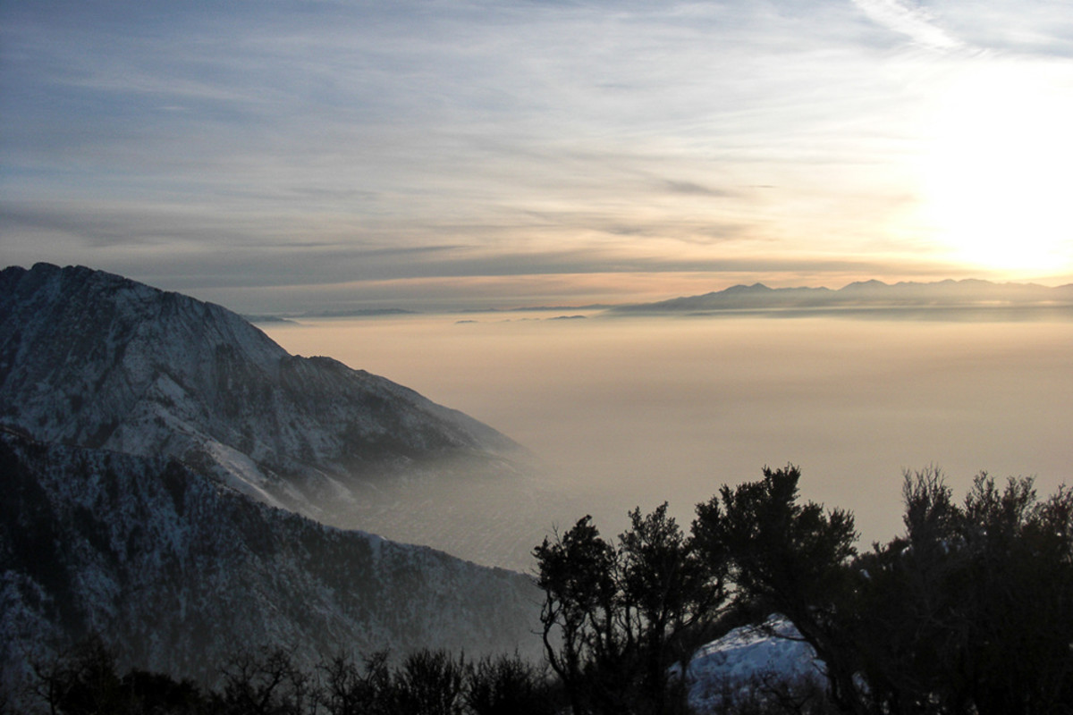 Welcome to Smog Lake City, where air pollution is a severe environmental concern. PHOTO: Andrey Zharkikh