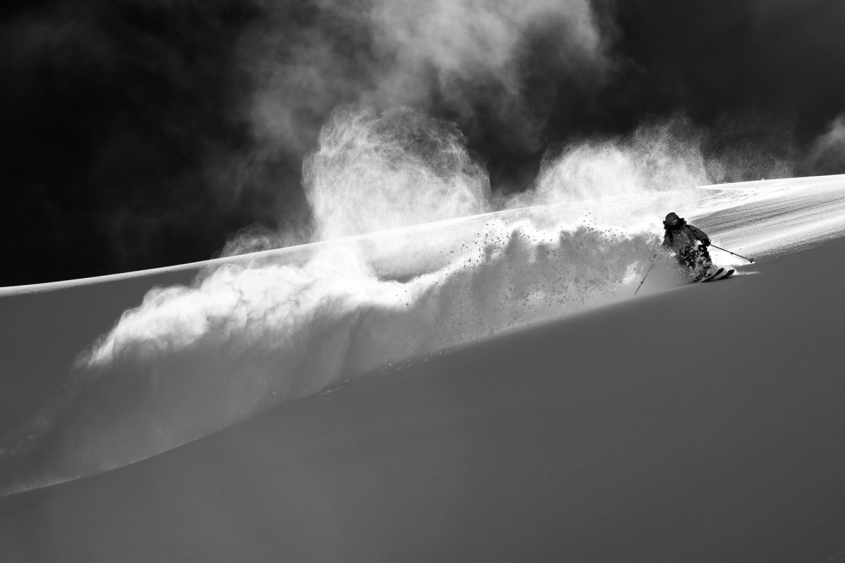 Adam Roberts loved skiing powder. PHOTO: Jason Hummel