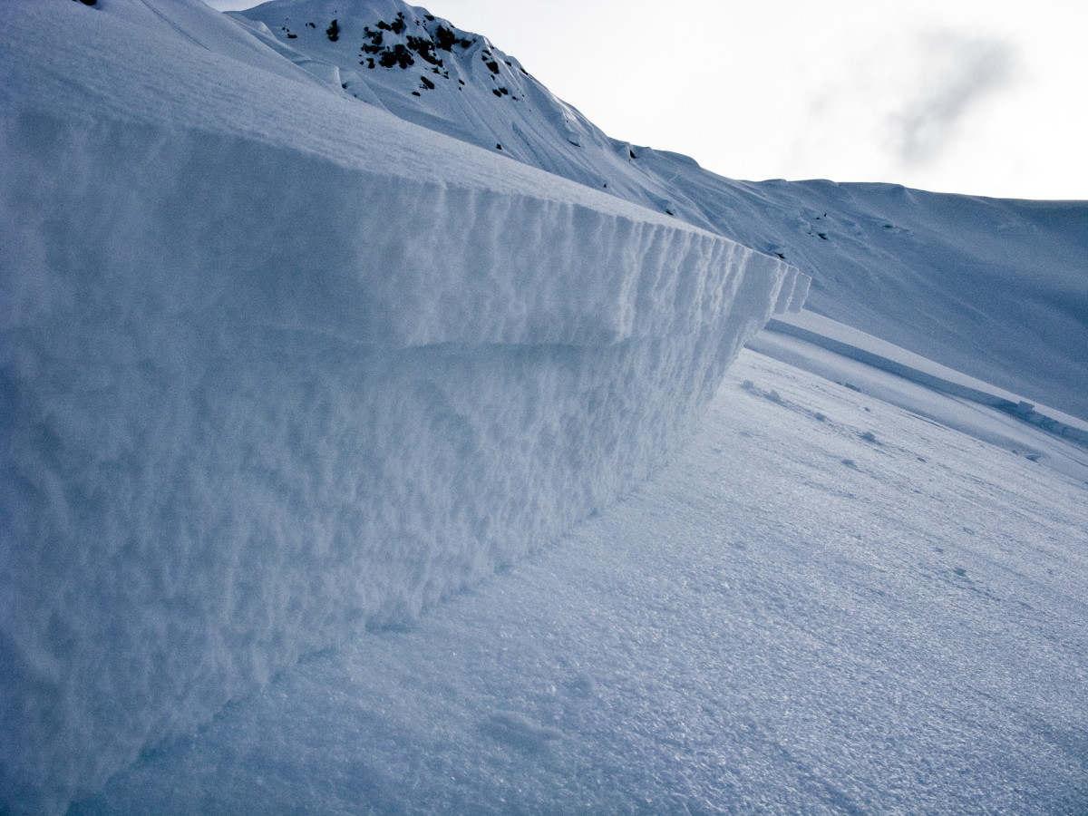 Be wary of persistent deep slabs this weekend. PHOTO: Ian Coble