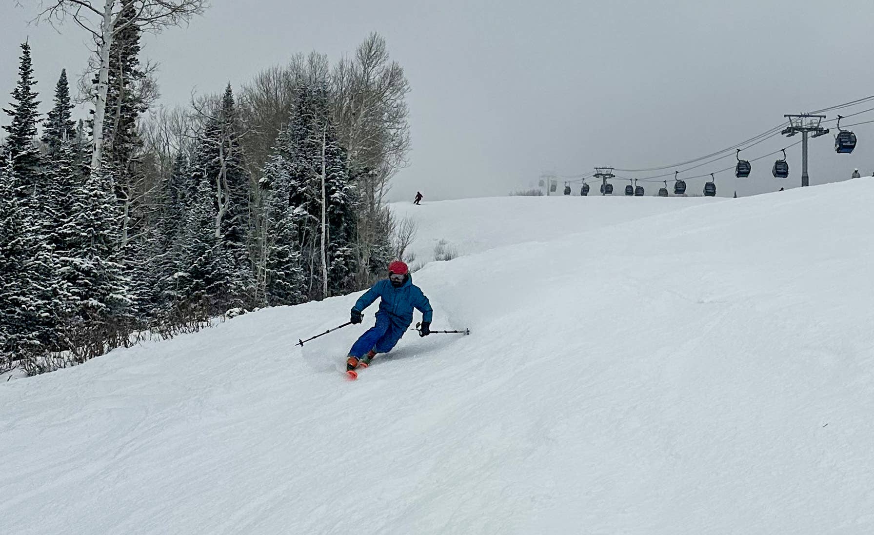 On The Snow with the Voile Transit TTS - POWDER