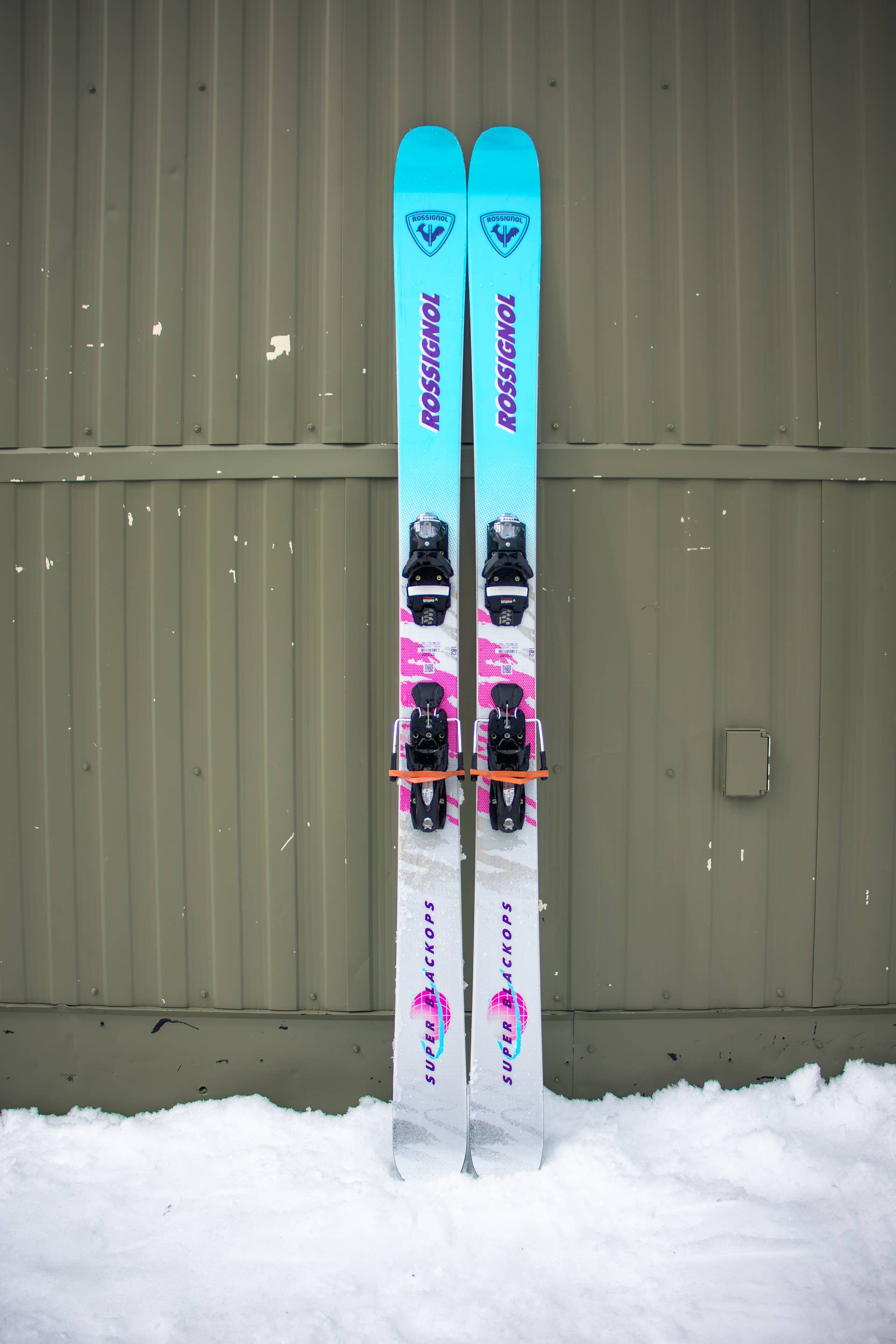 Ski alpin ROSSIGNOL Blackops 98 Open Bleu/Gris