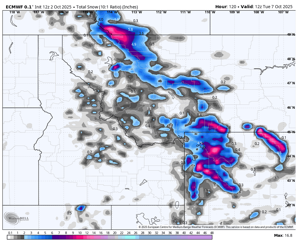First Winter Storm of the Season Could Bring 12 Inches of Snow - POWDER