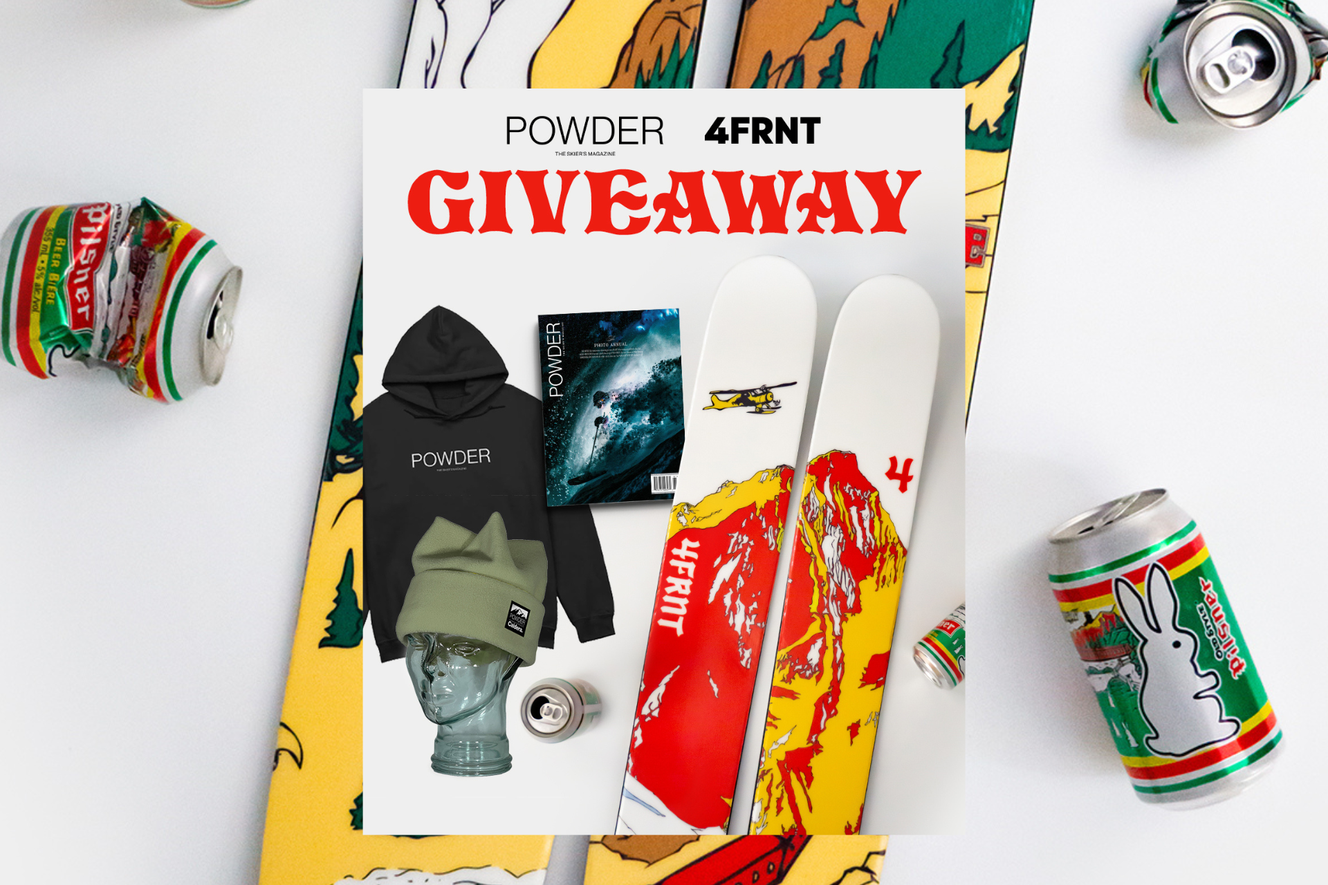 How to Enter the POWDER x 4FRNT Pilsner Renegade Giveaway - POWDER