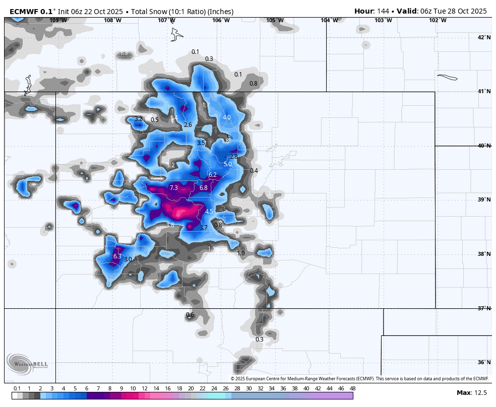 Winter Storm Will Dump Feet of Snow Across The West This Week - POWDER