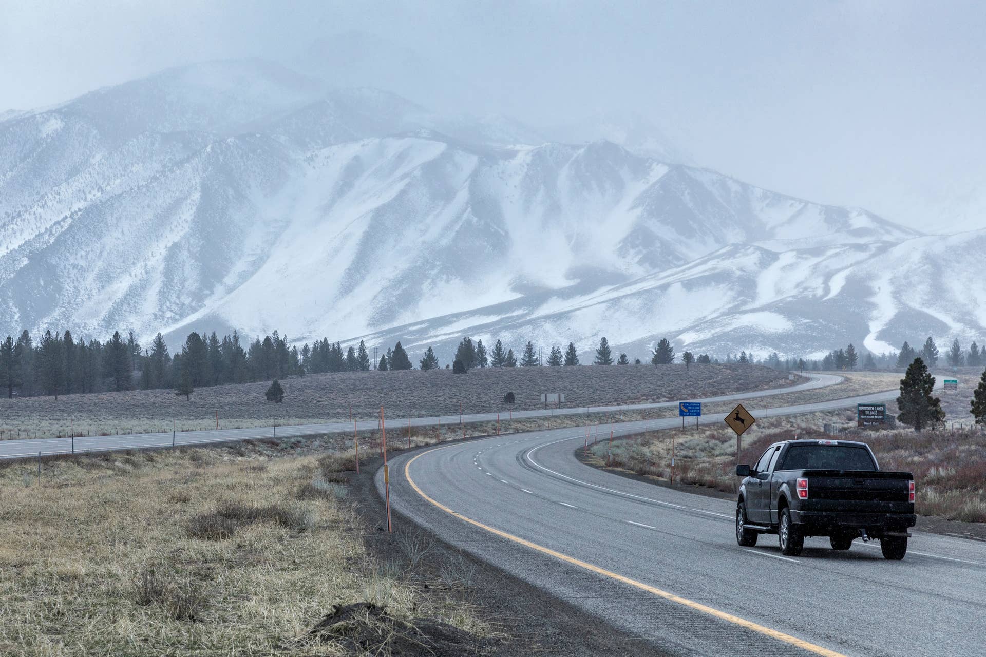 California Closes Mountain Passes as May Snowstorm Arrives - POWDER