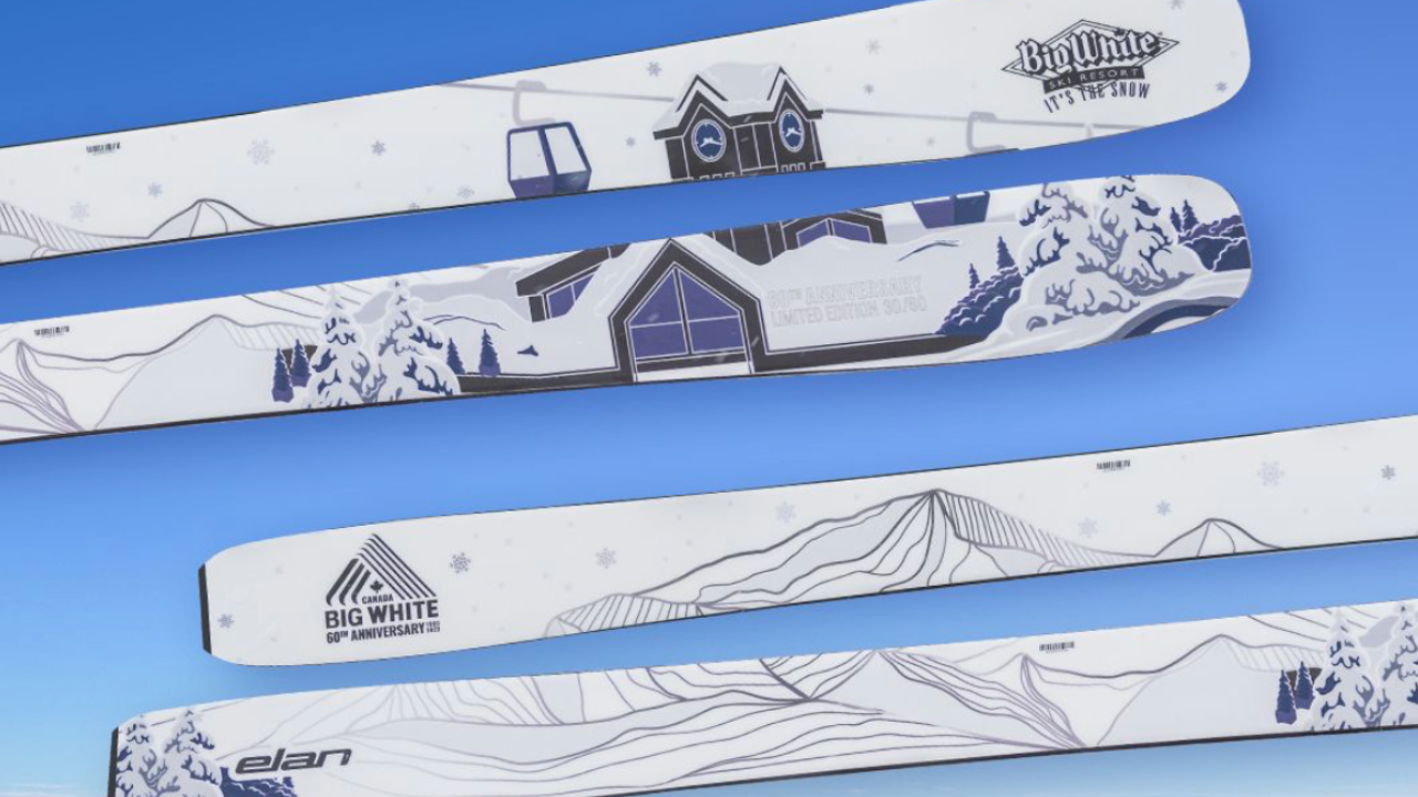 Big White Giving Away Limited Edition Skis to a Lucky Passholder