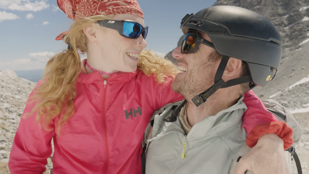 The Strava Outlaws Set a Speed Record on the Middle Teton's Ellingwood Couloir