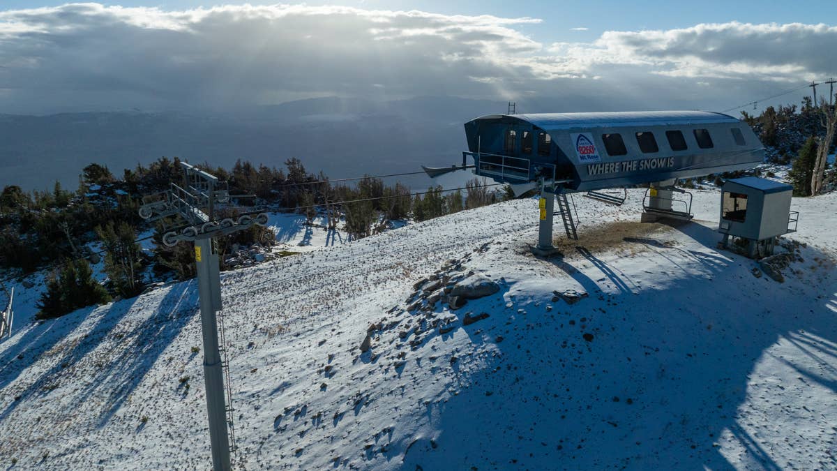 Mt. Rose Fires Up Snowguns — Tahoe's Earliest Opening Is in Play