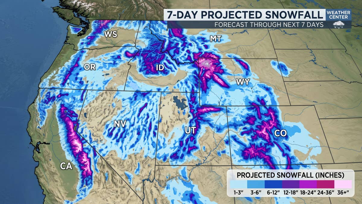Winter Is About To Kick Into High Gear Out West, Ski Resorts In Colorado, Utah, and California Expecting Big Snow Totals