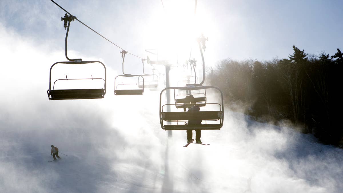 chair lift at killington