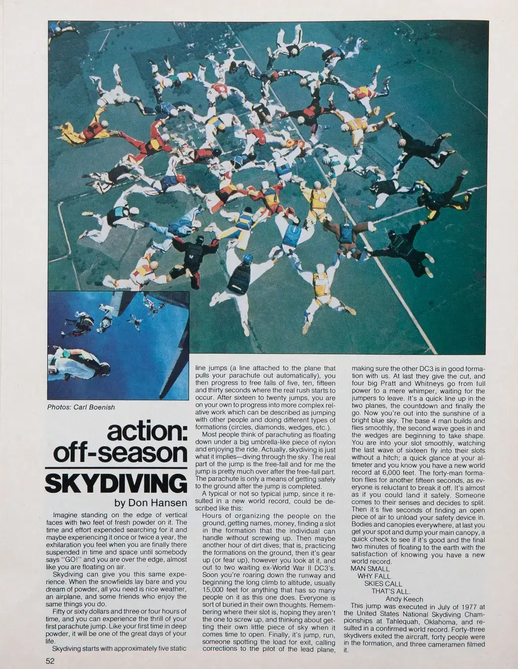 How Skiers Survived the Summer of 1978 - POWDER
