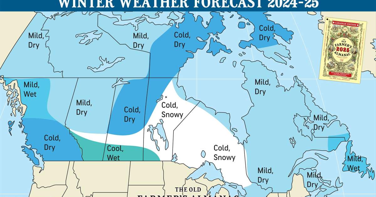 Farmers Almanac Winter 2024/2025 Forecast Jessi