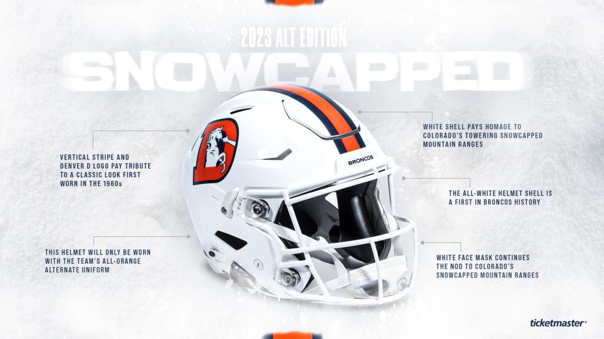 denver broncos old helmet