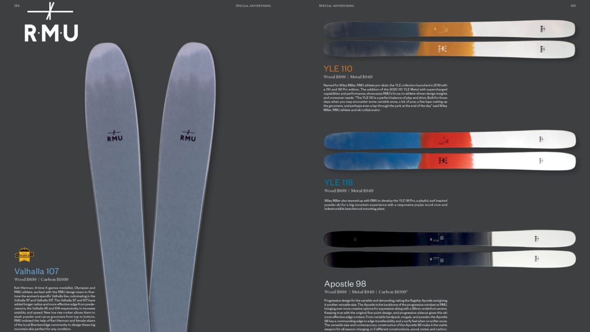 Rmu skis deals
