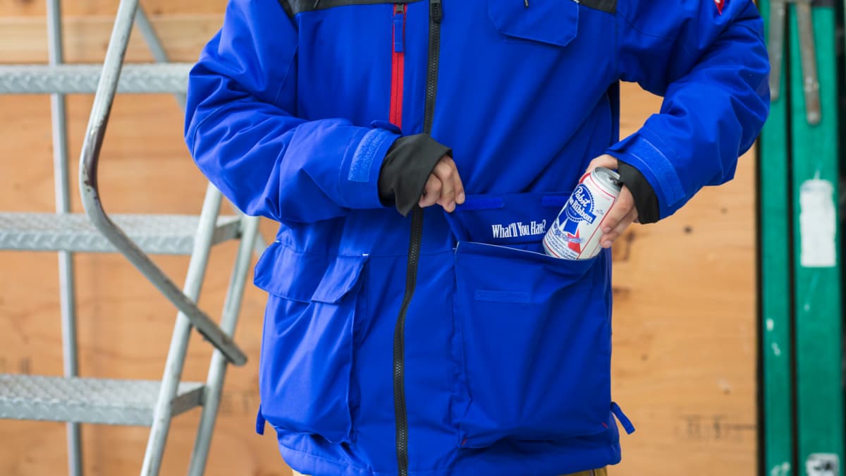 What Happens When You Cross a Ski Jacket and a Beer Fridge Powder